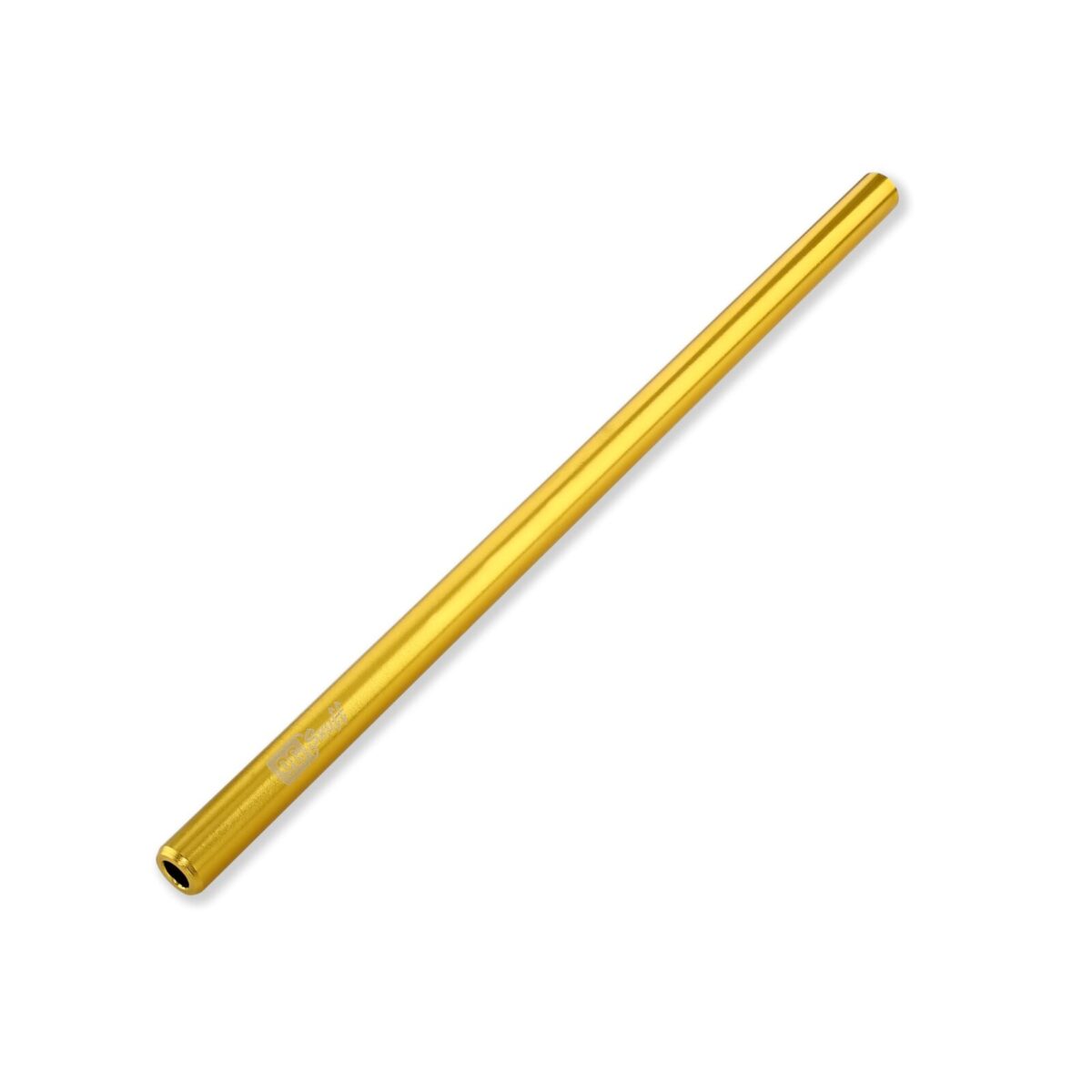 XL Size Snuff Straw in Golden Aluminum