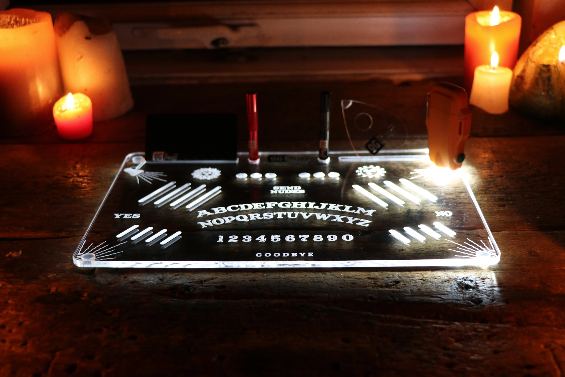 halloween ouija snuff board front shot halloween ouija snuff board front shot